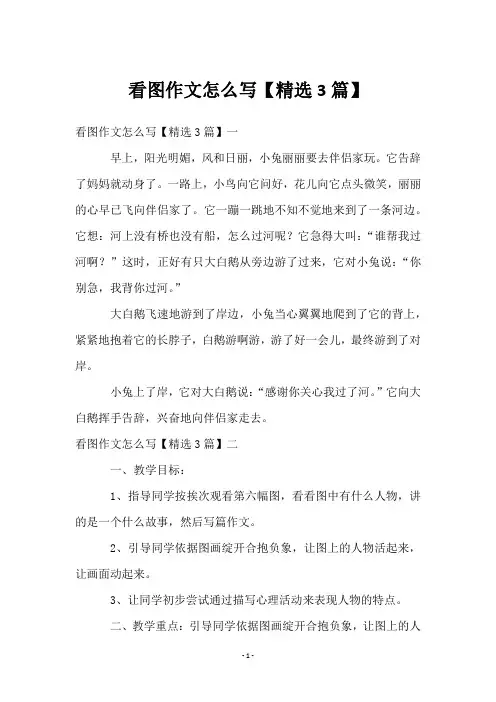 看图作文怎么写【3篇】
