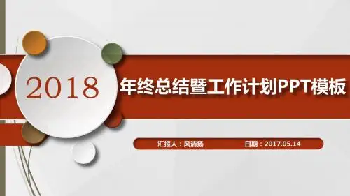 最新经典售后服务部经理年终工作总结暨新年工作展望PPT模板述职报告PPT模版