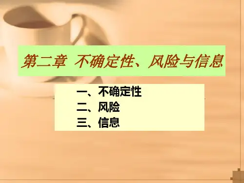 2-不确定性、风险与信息