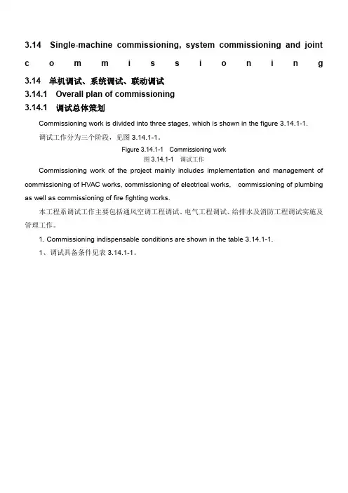 调试方案-commissioning-(中英文双语版)
