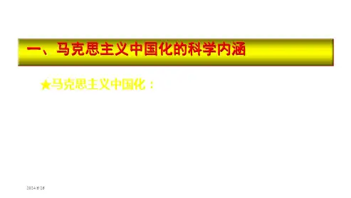 毛概10分钟试讲课件