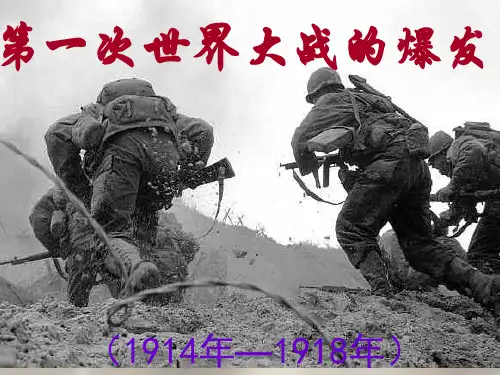 第一次世界大战的爆发PPT精品课件