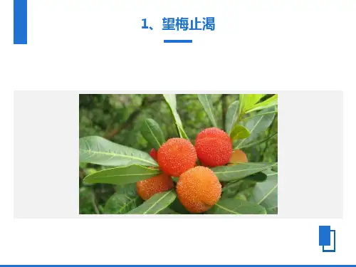 小古文望梅止渴