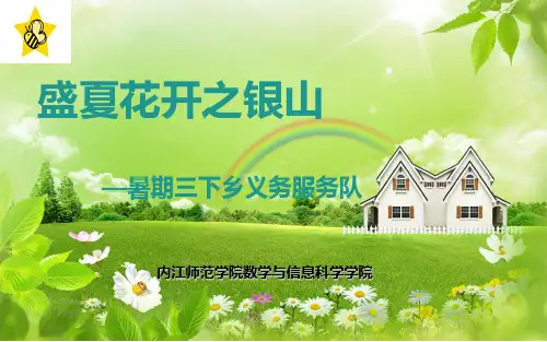 暑期三下乡答辩ppt