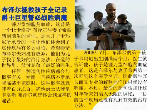 镰刀形细胞贫血症-优秀PPT文档