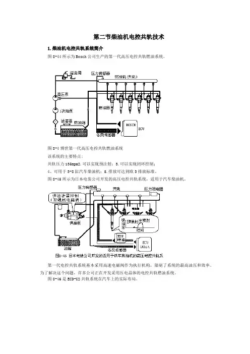柴油机电控共轨技术