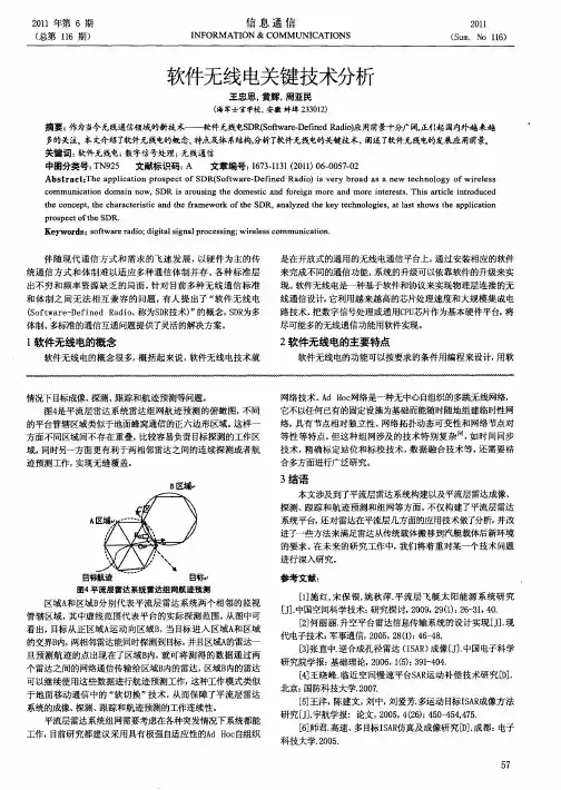 软件无线电关键技术分析