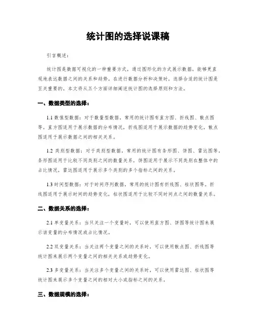 统计图的选择说课稿