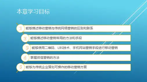 移动电子商务第5章 移动营销