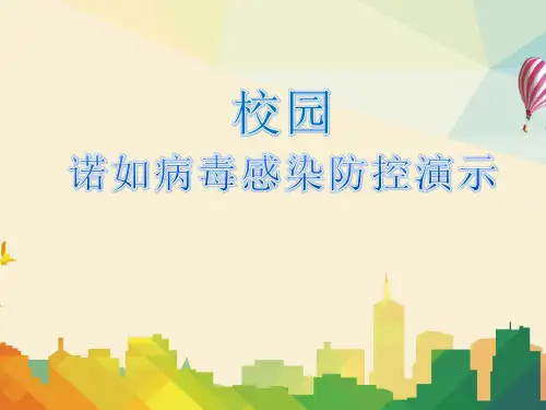 中小学校诺如病毒感染防控演示