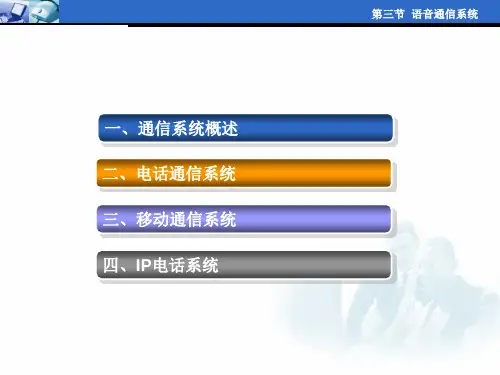 语音通信系统