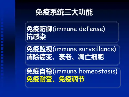 医学免疫学：免疫耐受