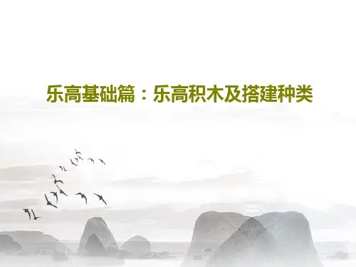 乐高基础篇：乐高积木及搭建种类59页PPT