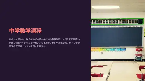 《中学数学课程》课件