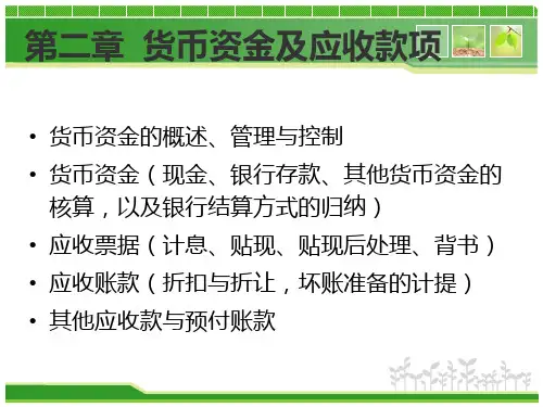 货币资金及应收款项(ppt 95页)