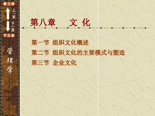 管理学第8章-文化