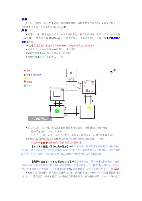 零之轨迹 完全攻略
