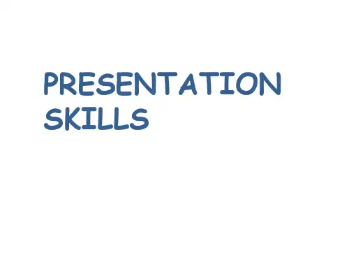 oral presentation