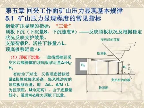 5.(第五章)-回采工作面矿山压力显现基本规律