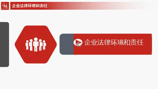 企业法律环境和责任