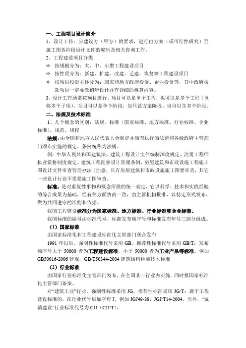 设计院你所需要知道的常识