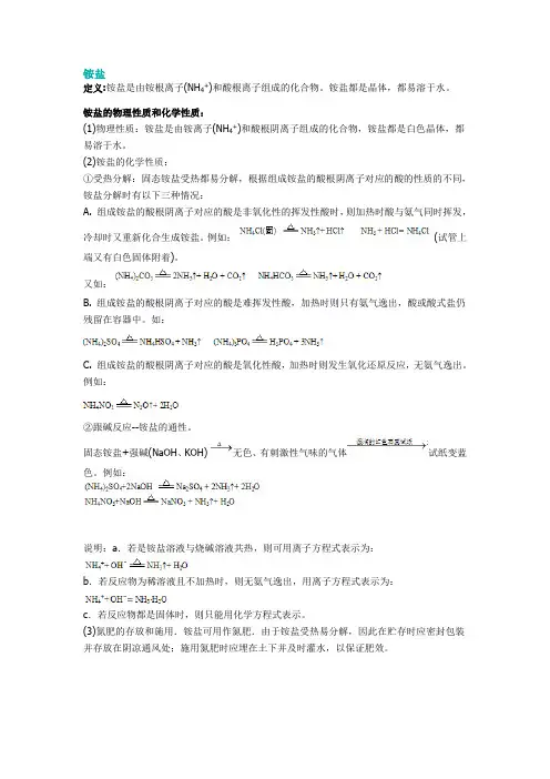 铵盐