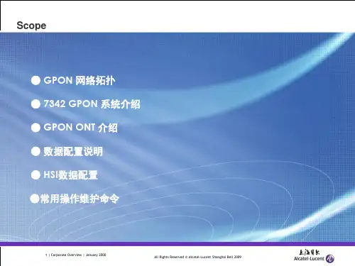 GPON技术交流PPT课件