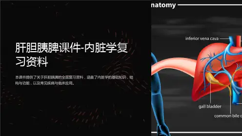 肝胆胰脾课件-内脏学复习资料