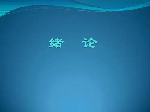 绪论