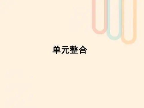 高中历史第四单元雅尔塔体制下的“冷战”与和平单元整合课件岳麓版选修3