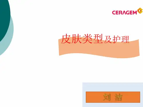 皮肤类型及护理PPT课件