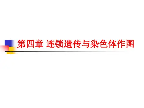 4第四章连锁与交换规律