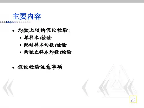 55.假设检验医学统计学