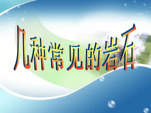 认识几种常见的岩石好