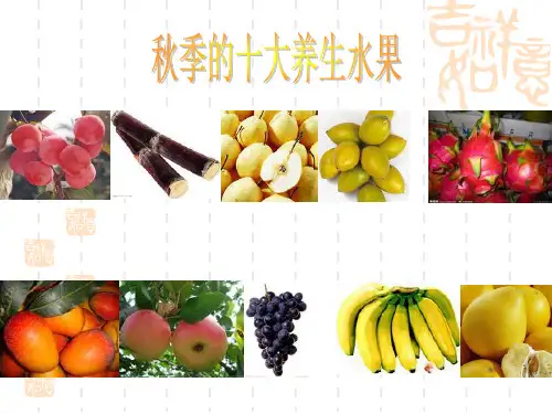 十大养生水果
