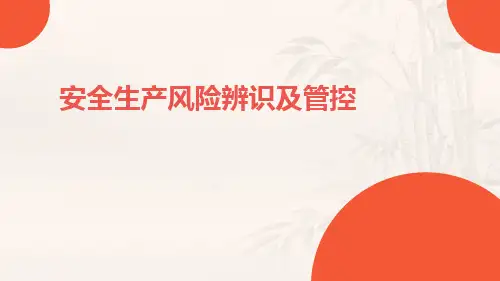 安全生产风险辨识及管控ppt