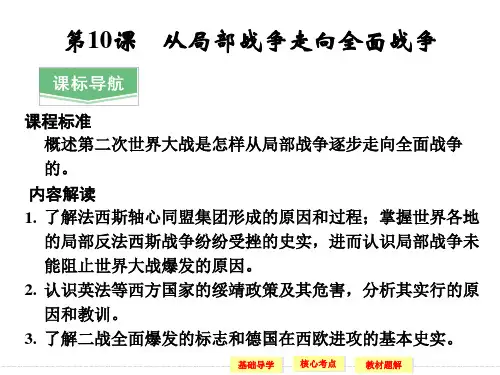 《从局部战争走向全面战争》课件1