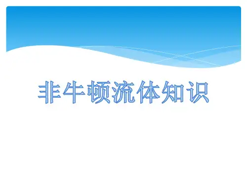 非牛顿流体PPT