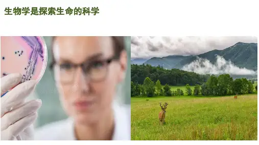 第一节生物学是探索生命的科学 课件 2021-2022学年北师大版七年级生物上册