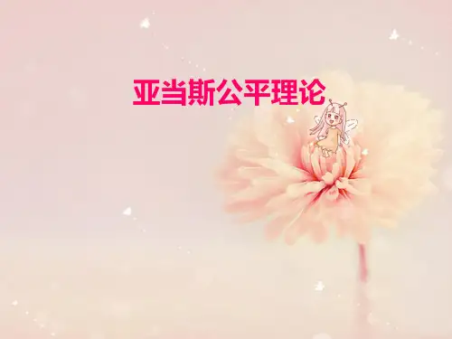 亚当斯的公平理论
