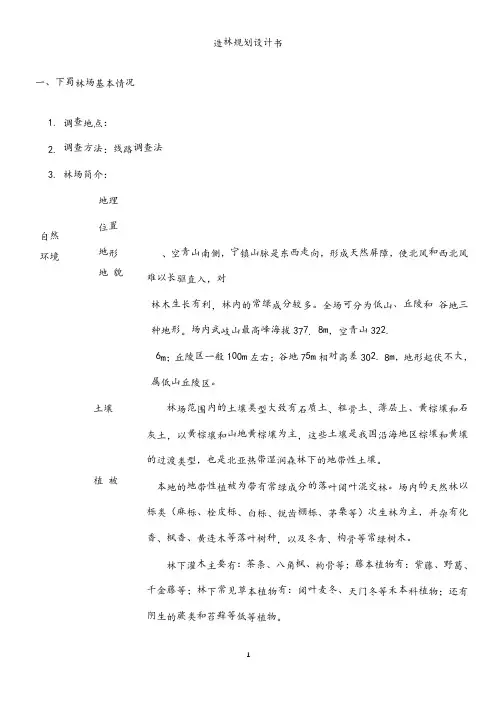 经济林造林设计4