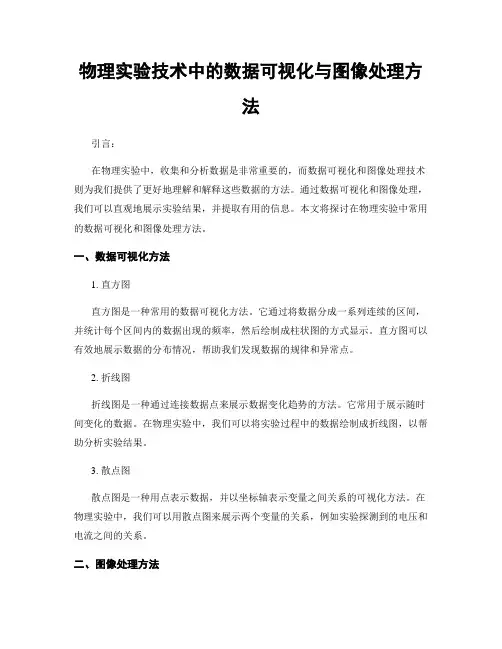 物理实验技术中的数据可视化与图像处理方法