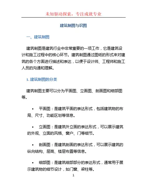 建筑制图与识图