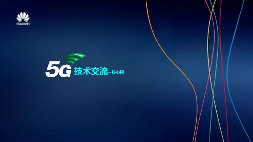 网优5G培训-核心网专业