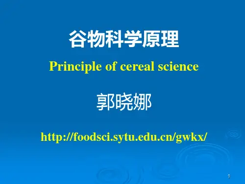 谷物第一章