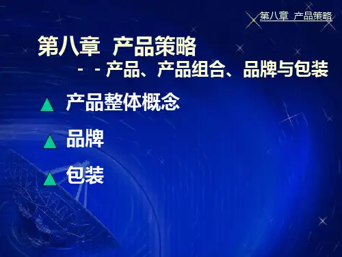产品整体概念PPT课件
