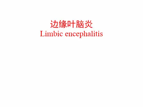 边缘叶脑炎与副肿瘤综合征