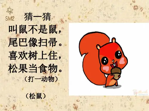 《跑进家来的松鼠》公开课PPT