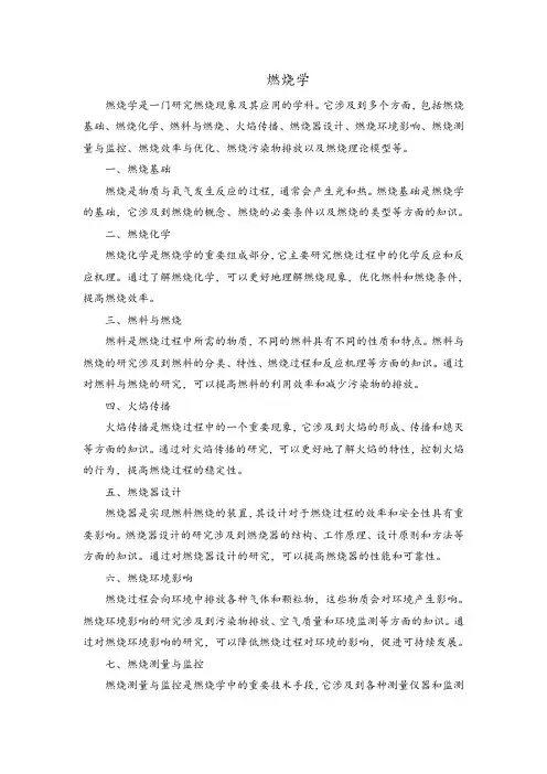 燃烧学pdf