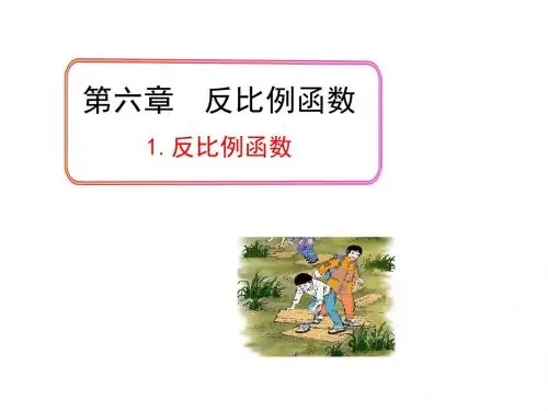 北师大版九年级数学《6.1 反比例函数》